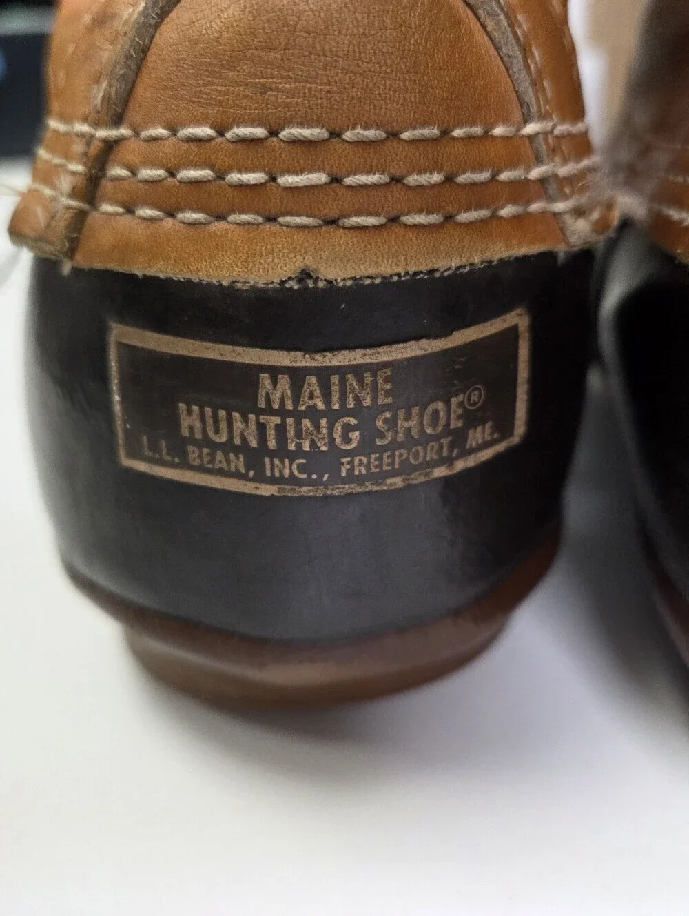 VTG L.L. Bean Maine Hunting Boots Shoes Men's Size 11 M Made In USA 8 EYELET